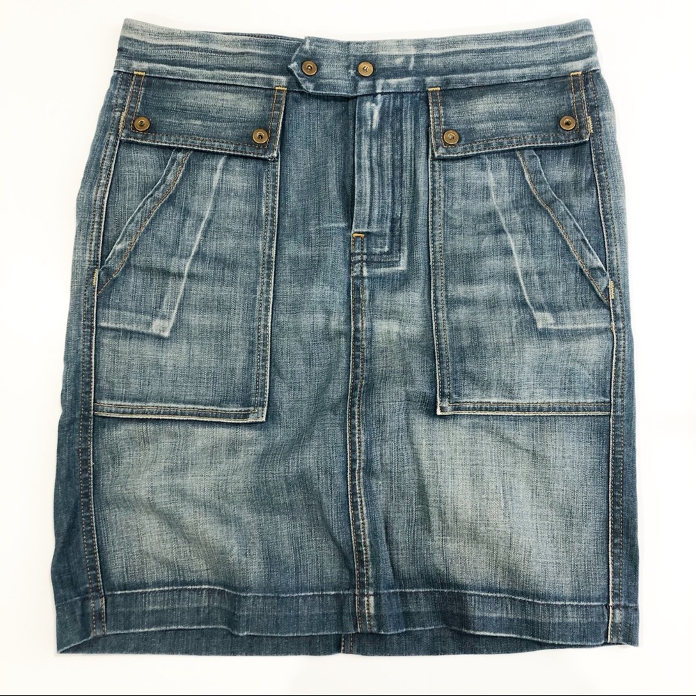 7 For All Mankind Jerome Dahan Denim Skirt Size 26